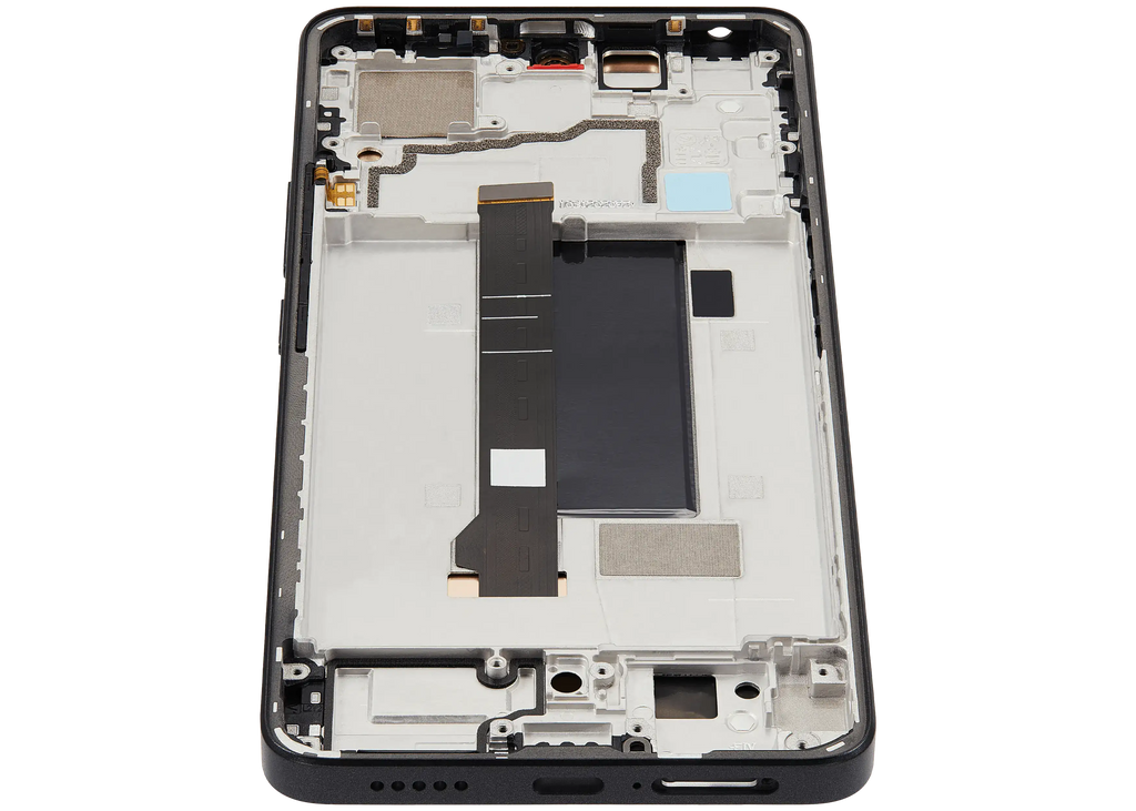OLED-Display mit Rahmen für Xiaomi Poco X6 (Refurbished) (Schwarz)