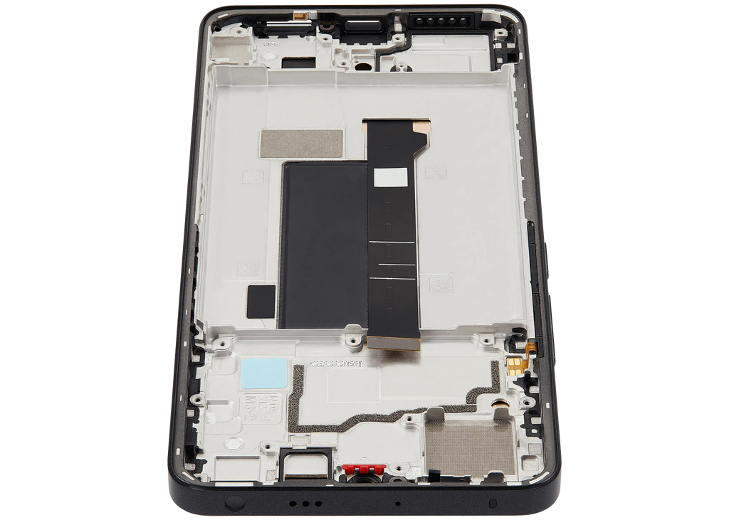OLED-Display mit Rahmen für Xiaomi Poco X6 (Refurbished) (Schwarz)