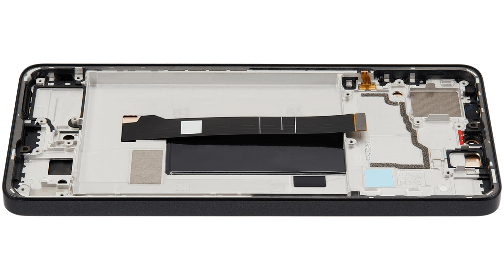 OLED-Display mit Rahmen für Xiaomi Poco X6 (Refurbished) (Schwarz)