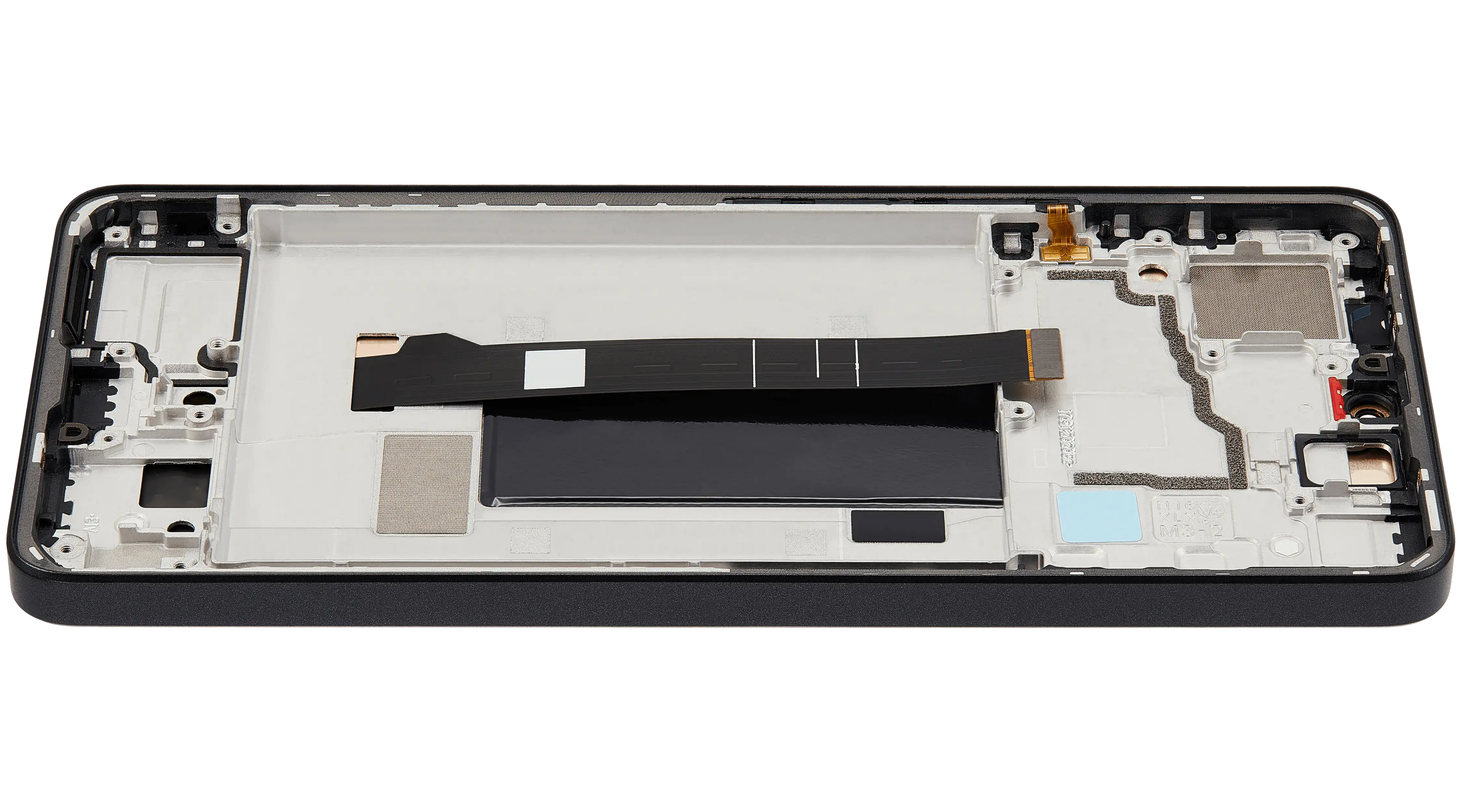 OLED-Display mit Rahmen für Xiaomi Poco X6 (Refurbished) (Schwarz)