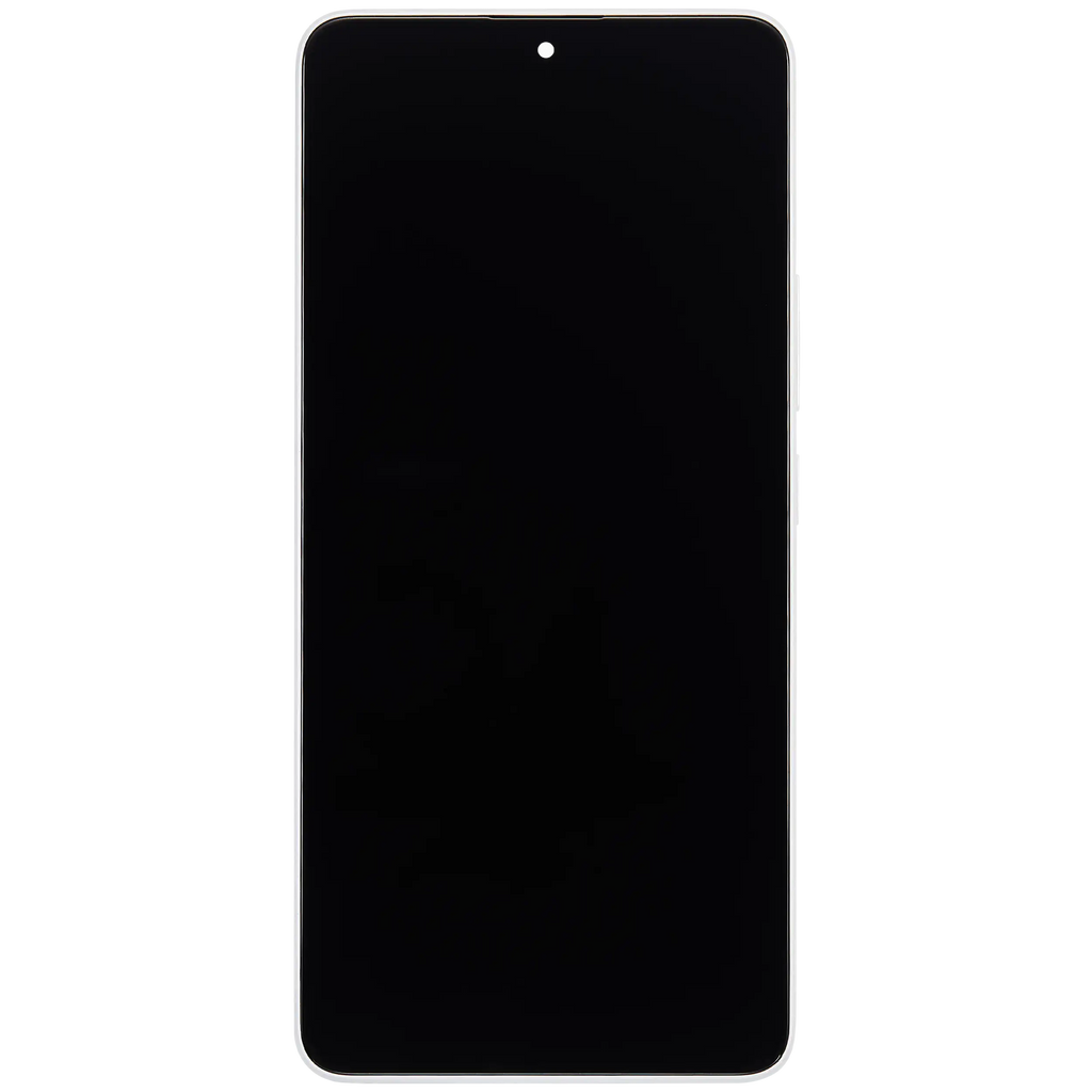 OLED Display with Frame for Xiaomi Poco X6 (Refurbished) (White)