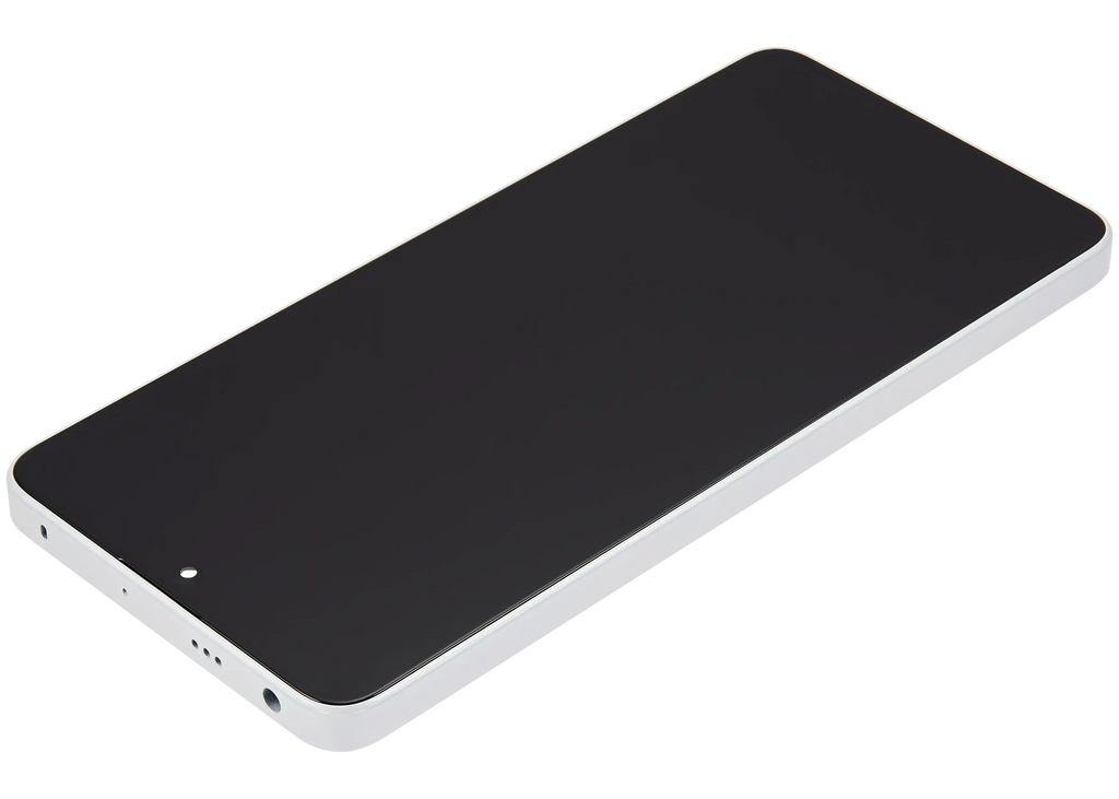 OLED Display with Frame for Xiaomi Poco X6 (Refurbished) (White)