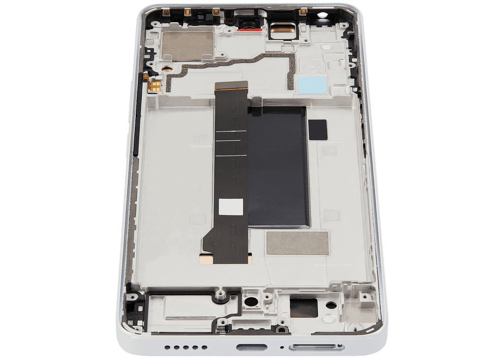 OLED Display with Frame for Xiaomi Poco X6 (Refurbished) (White)