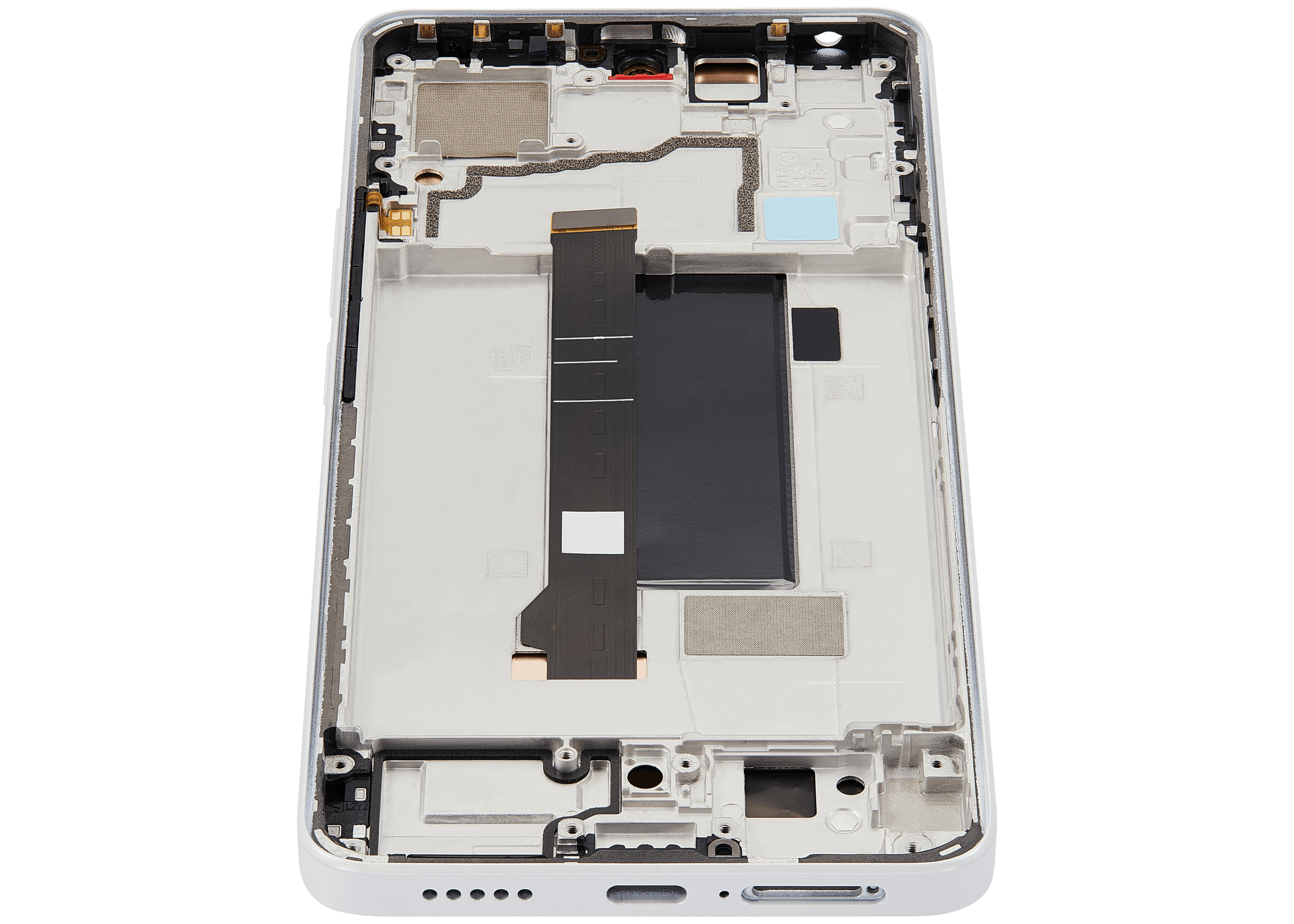 OLED Display with Frame for Xiaomi Poco X6 (Refurbished) (White)