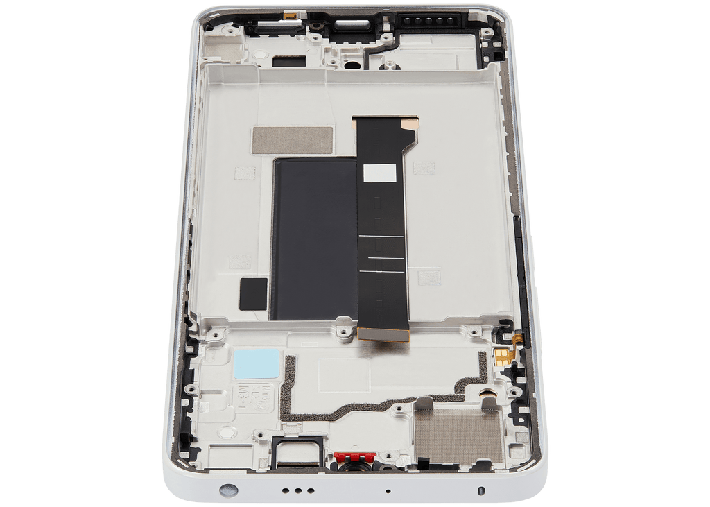 OLED Display with Frame for Xiaomi Poco X6 (Refurbished) (White)