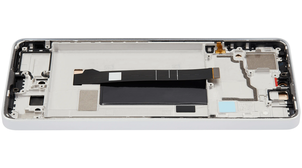 OLED Display with Frame for Xiaomi Poco X6 (Refurbished) (White)