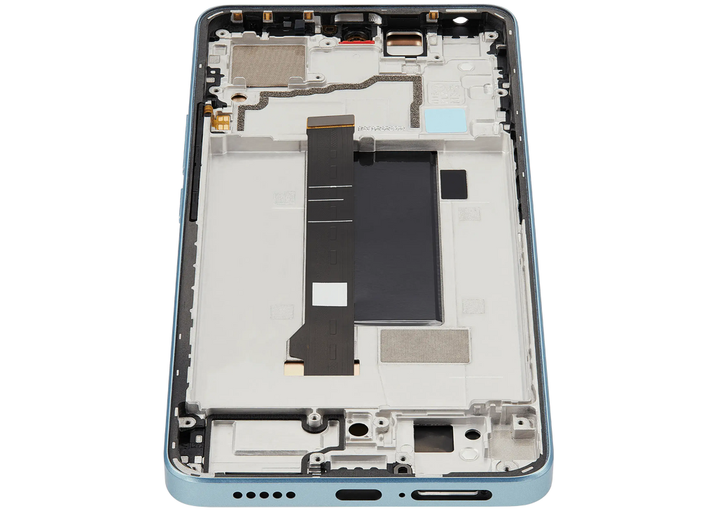 OLED-Display mit Rahmen für Xiaomi Poco X6 (Refurbished) (Blau)