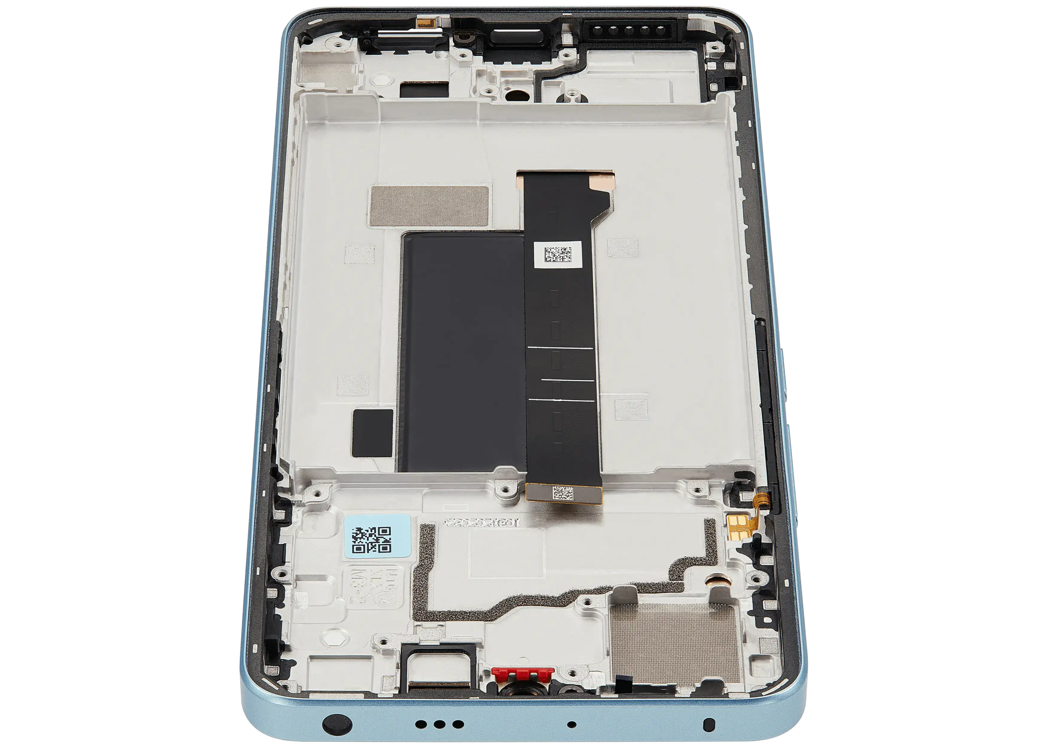 OLED-Display mit Rahmen für Xiaomi Poco X6 (Refurbished) (Blau)