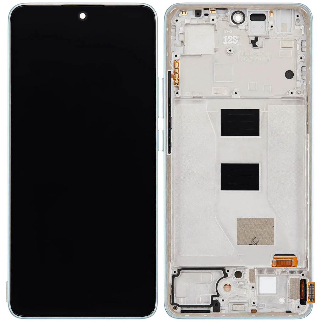 OLED Display with Frame for Xiaomi Poco M7 Pro 5G (Refurbished) (Green)