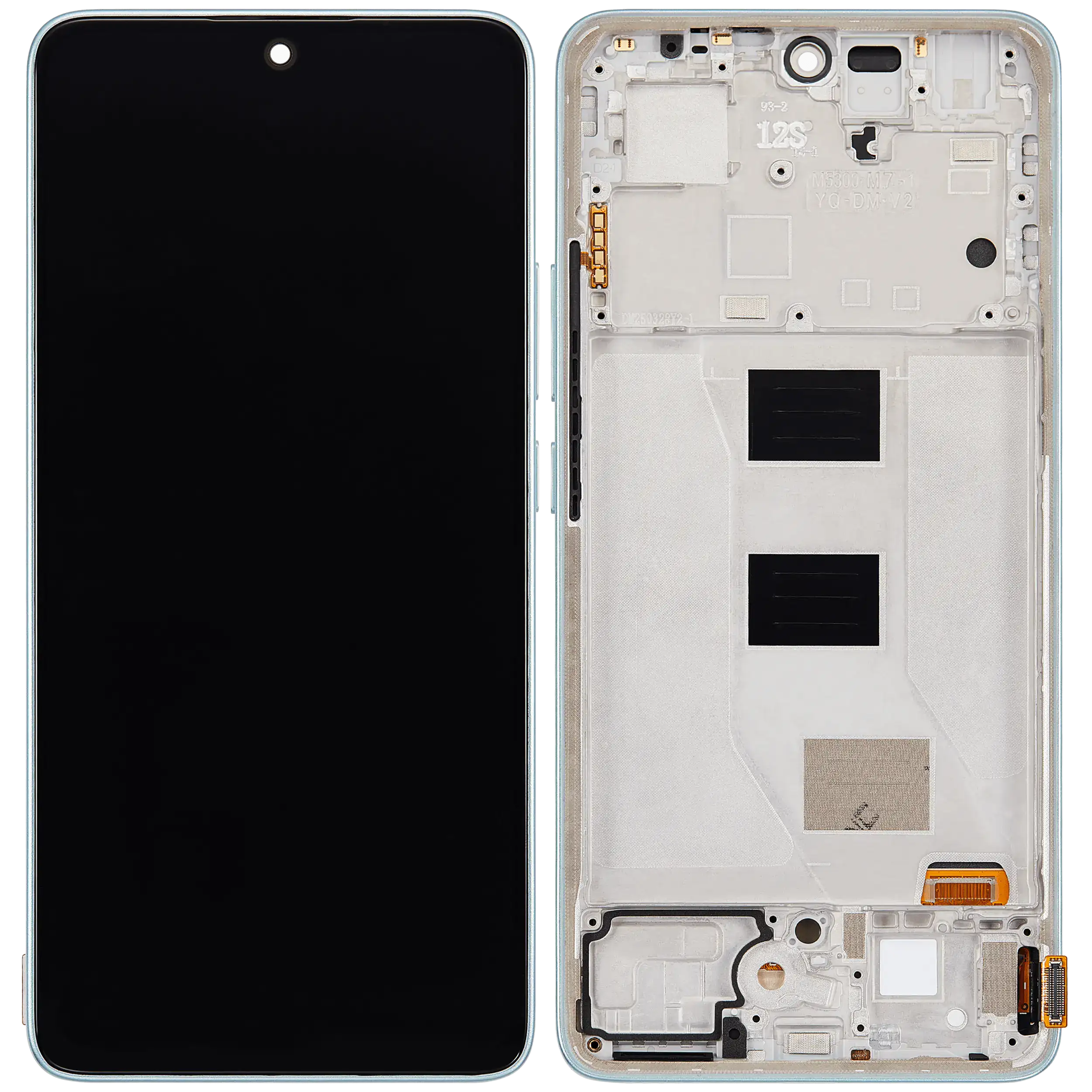 OLED Display with Frame for Xiaomi Poco M7 Pro 5G (Refurbished) (Green)