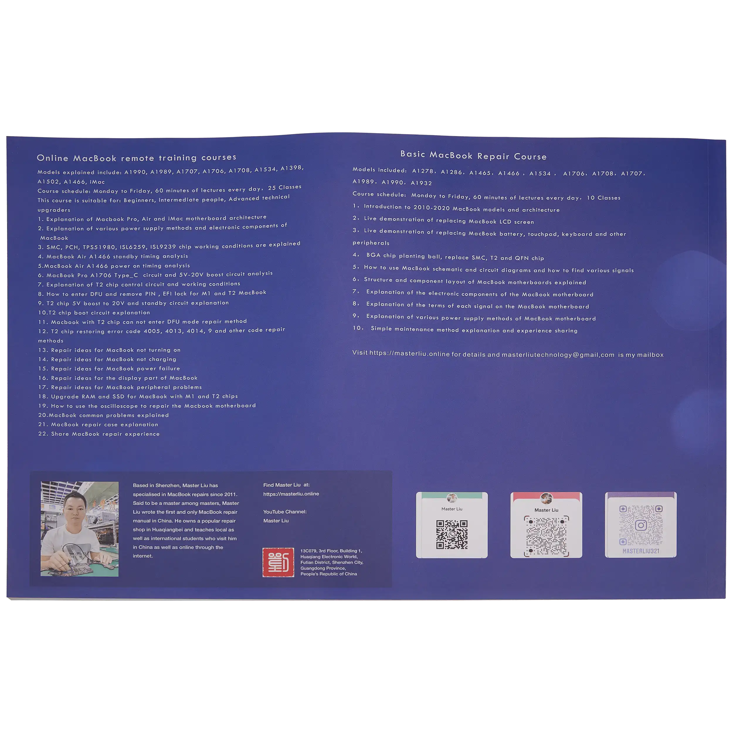 Repair Guide and Troubleshooting Manual for MacBook Repairs