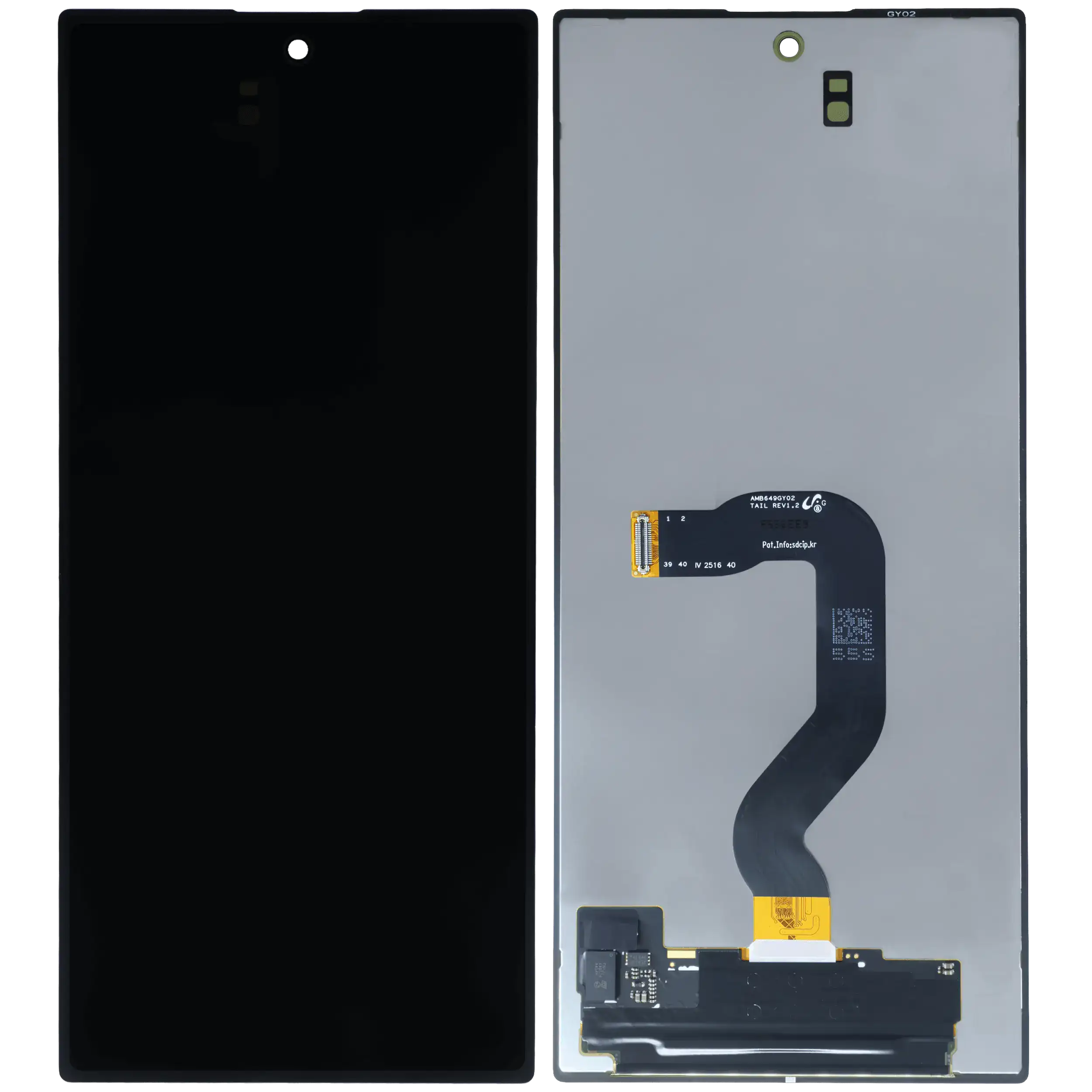External OLED Display without Frame for Samsung Galaxy Z Fold 7 5G (Service Pack) (All Colors)