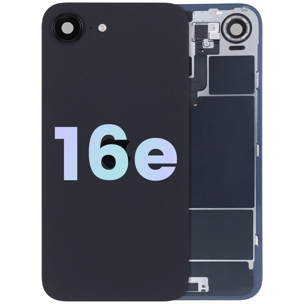 Backcover mit MagSafe, NFC & Blitz-Flexkabel für iPhone 16e (Svc Pack) Schwarz