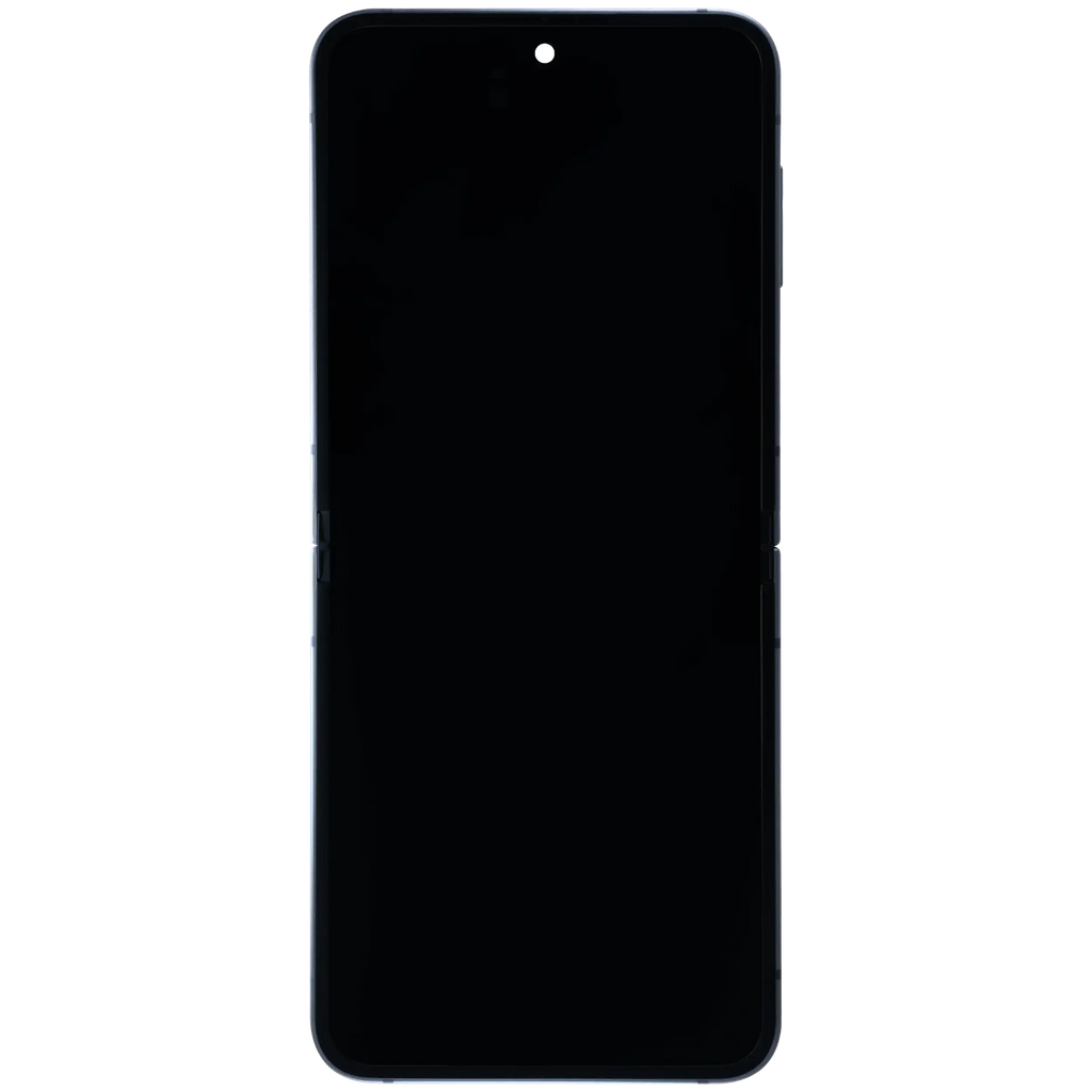 OLED-Display mit Rahmen für Samsung Z Flip 7 FE (Service Pack) Weiß