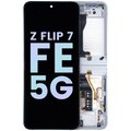 Inner OLED Display with Frame for Samsung Galaxy Z Flip 7 FE 5G (Service Pack) (White)