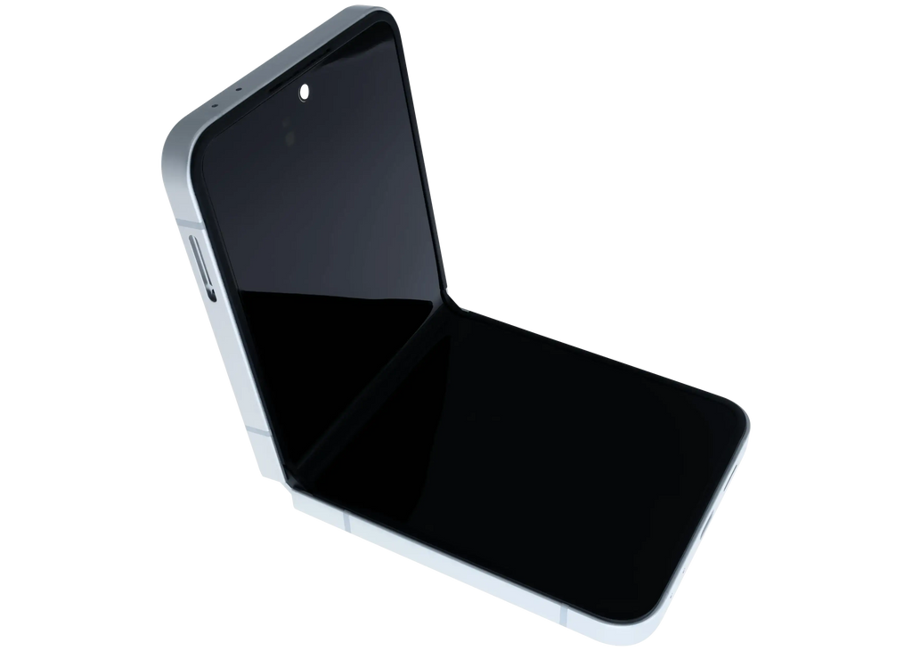 OLED-Display mit Rahmen für Samsung Z Flip 7 FE (Service Pack) Weiß