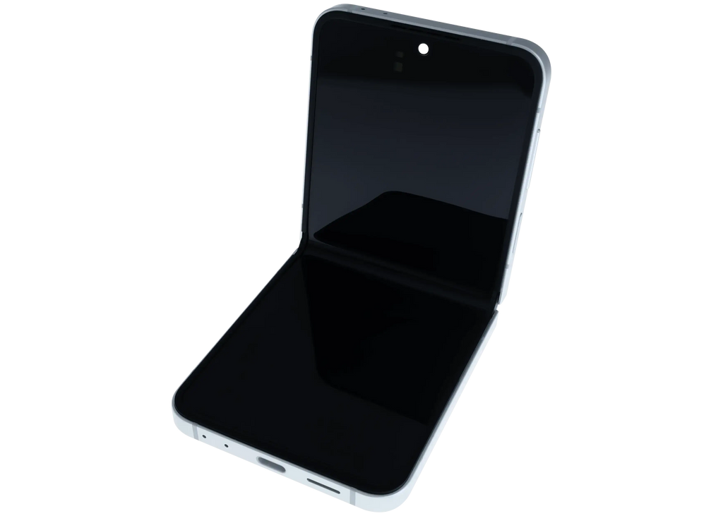 OLED-Display mit Rahmen für Samsung Z Flip 7 FE (Service Pack) Weiß