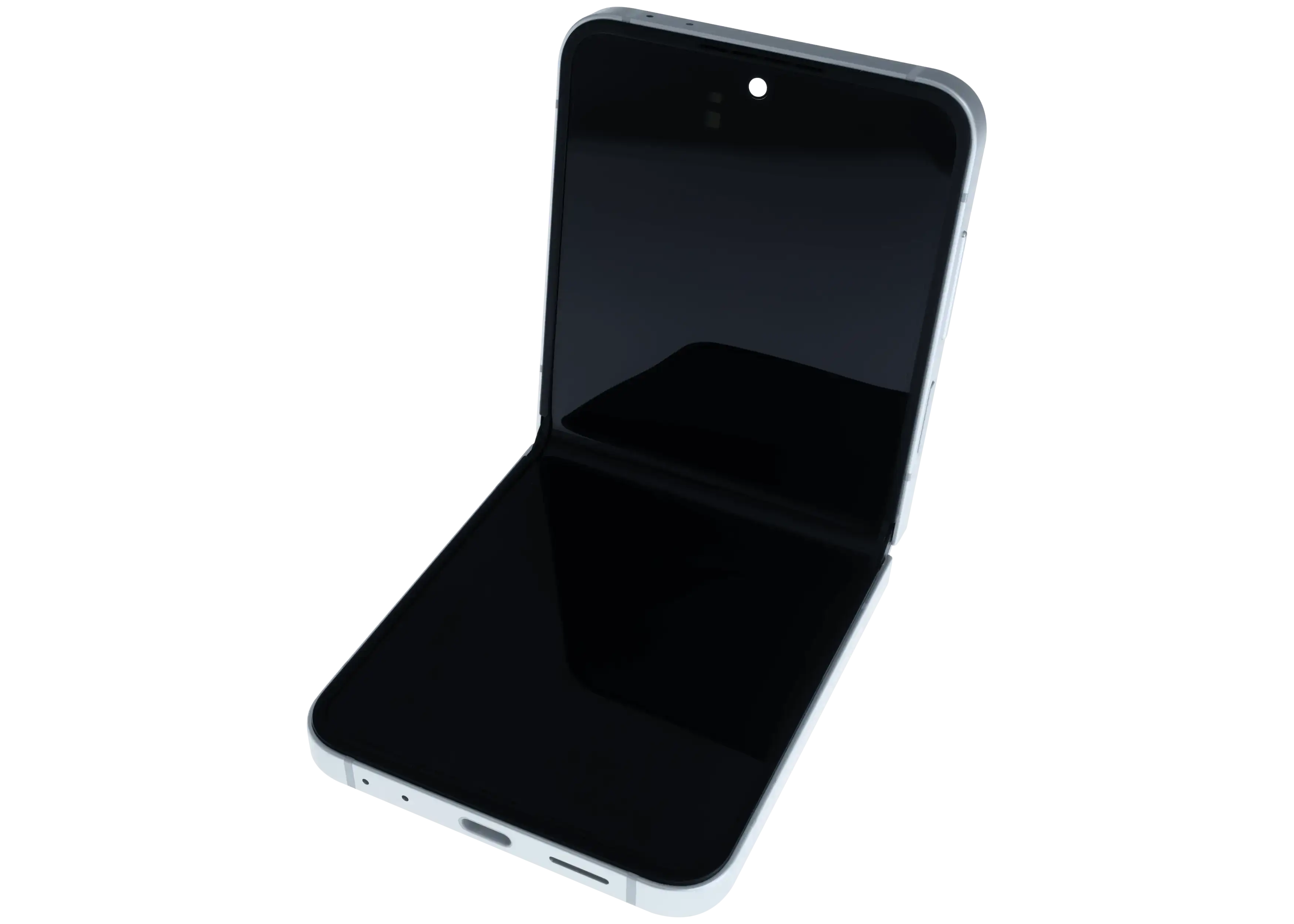 OLED-Display mit Rahmen für Samsung Z Flip 7 FE (Service Pack) Weiß