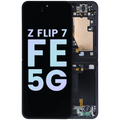 OLED-Display mit Rahmen für Samsung Galaxy Z Flip 7 FE (Service Pack) Schwarz
