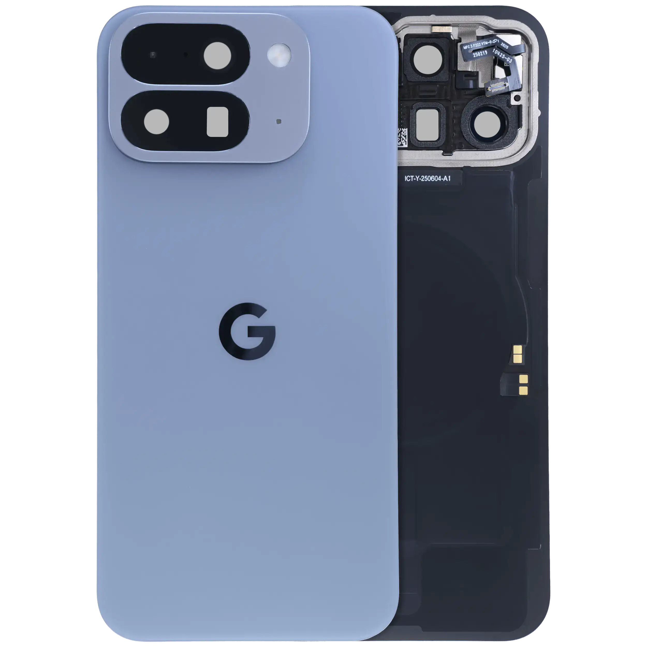 Glas-Backcover für Google Pixel 10 Pro Fold (Original OEM) (Sterling)