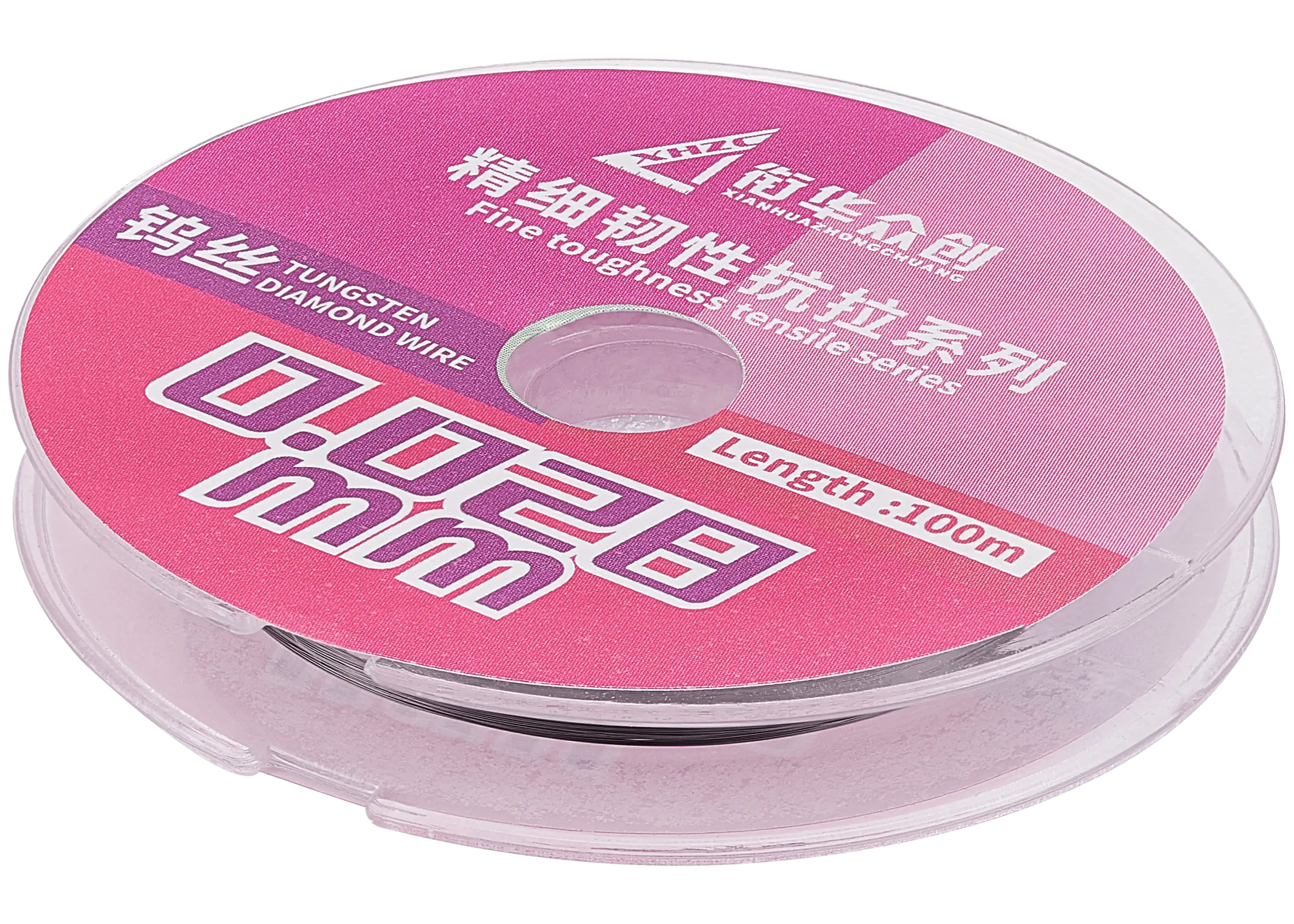 Fine Tungsten Diamond Wire with High Tensile Strength (Width: 0.028 mm, Length: 100 m) (XHZC)