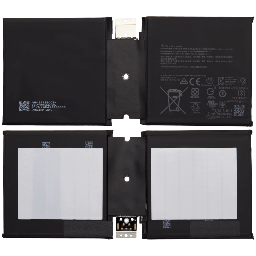 Replacement battery for Microsoft Surface Go 3 (G16TA047H)