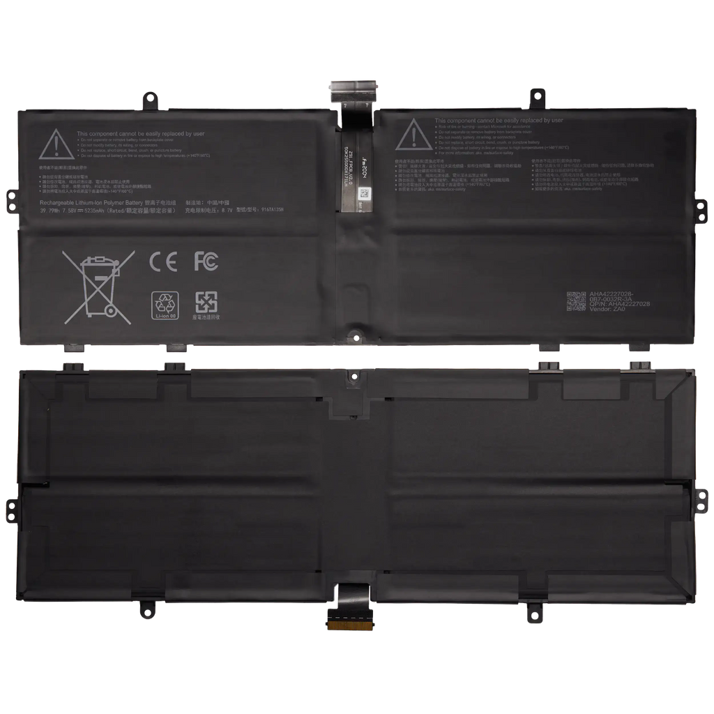 Ersatzakku für Microsoft Surface Laptop Go (1943) – 916TA135H/DYNZ02
