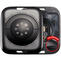 Back Cover for Apple Watch Series 8 (45mm) (LTE Version) (Aluminum, Space Black)