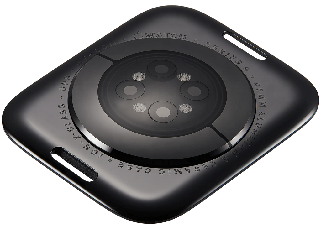 Backcover für Apple Watch Series 9 (45mm) GPS Version Aluminium Space Black