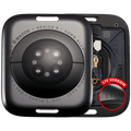 Back Cover for Apple Watch Series 9 (45mm) (LTE Version) (Aluminum, Space Black)