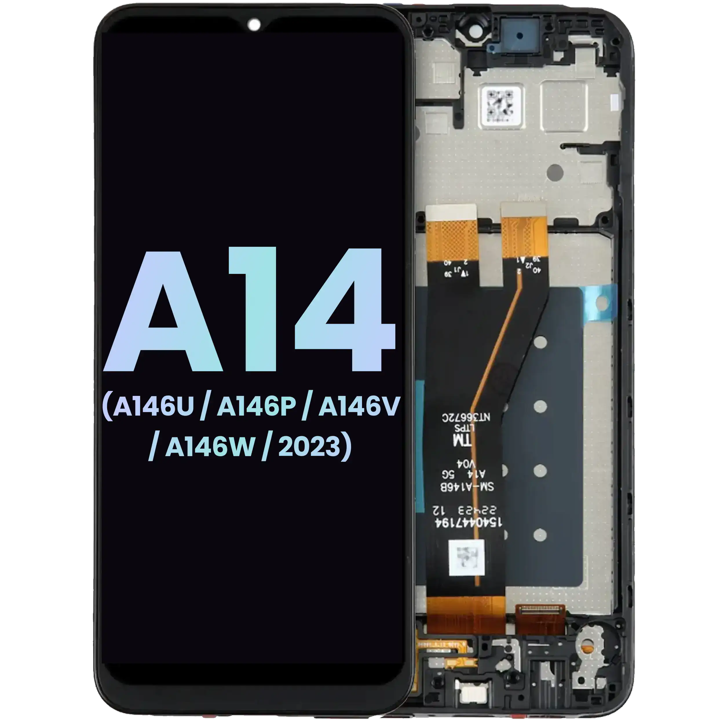 LCD-Display mit Rahmen Samsung Galaxy A14 5G Service Pack Alle Farben