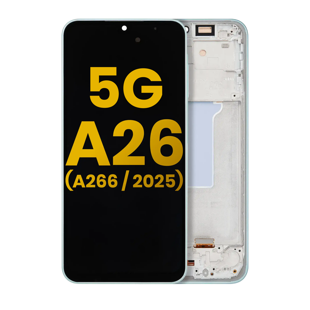 OLED-Display mit Rahmen für Samsung Galaxy A26 5G Refurbished Mint