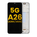 OLED Display with Frame for Samsung Galaxy A26 5G (A266 / 2025) (Refurbished) (White)