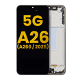 OLED-Display mit Rahmen für Samsung Galaxy A26 5G Refurbished Schwarz