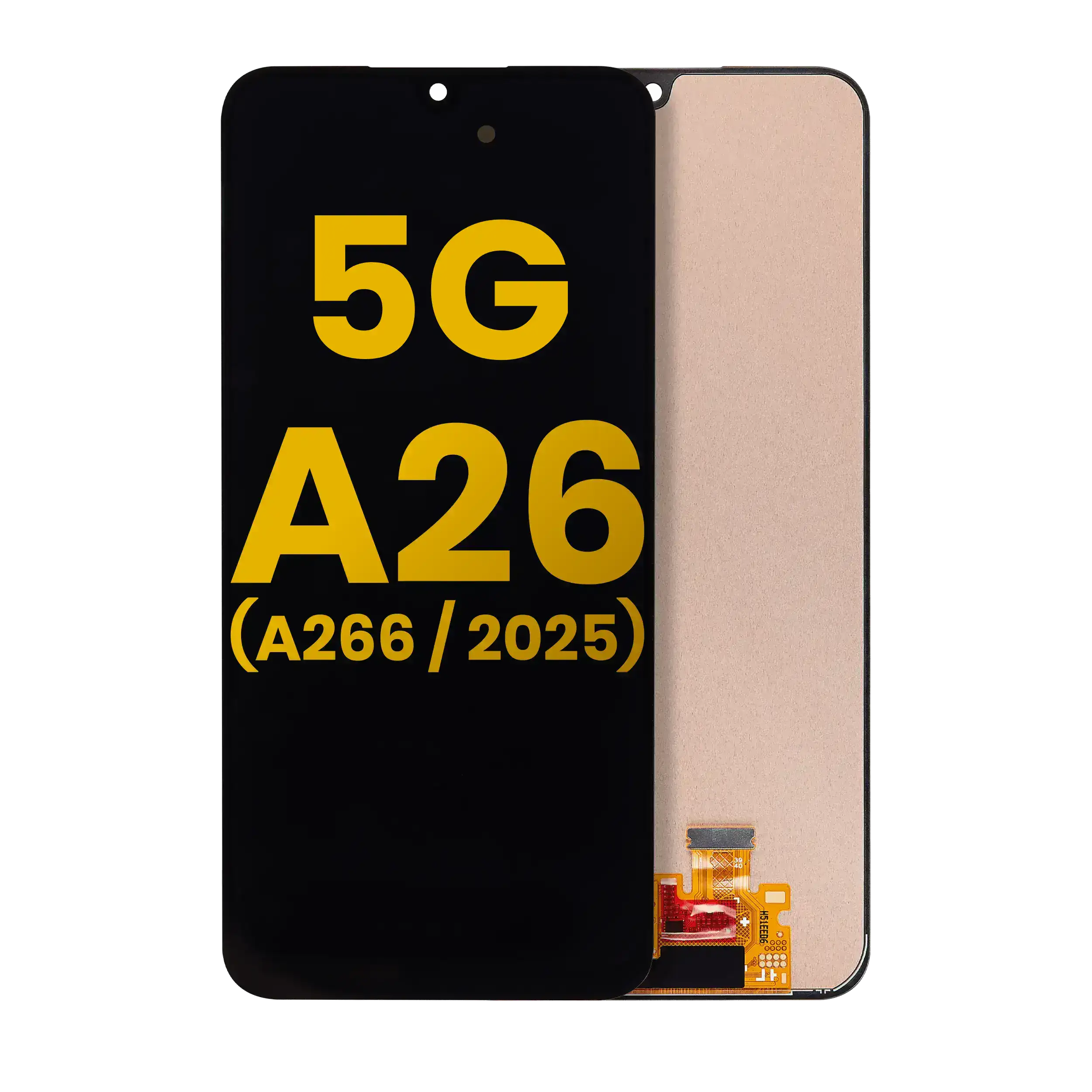 OLED Display with Frame for Samsung Galaxy A26 5G (A266 / 2025) (Aftermarket Plus) (Black)
