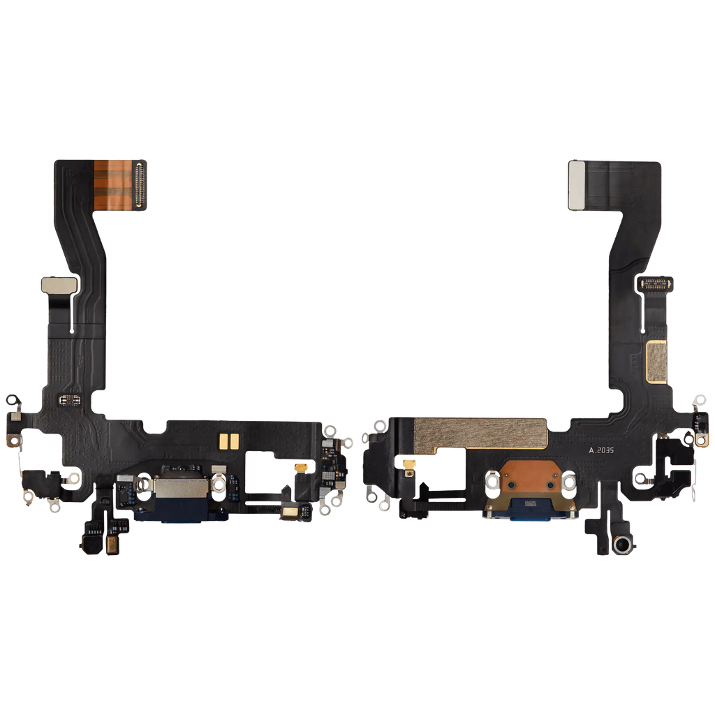 Charging Port Flex Cable for iPhone 12 (Premium) (Blue)