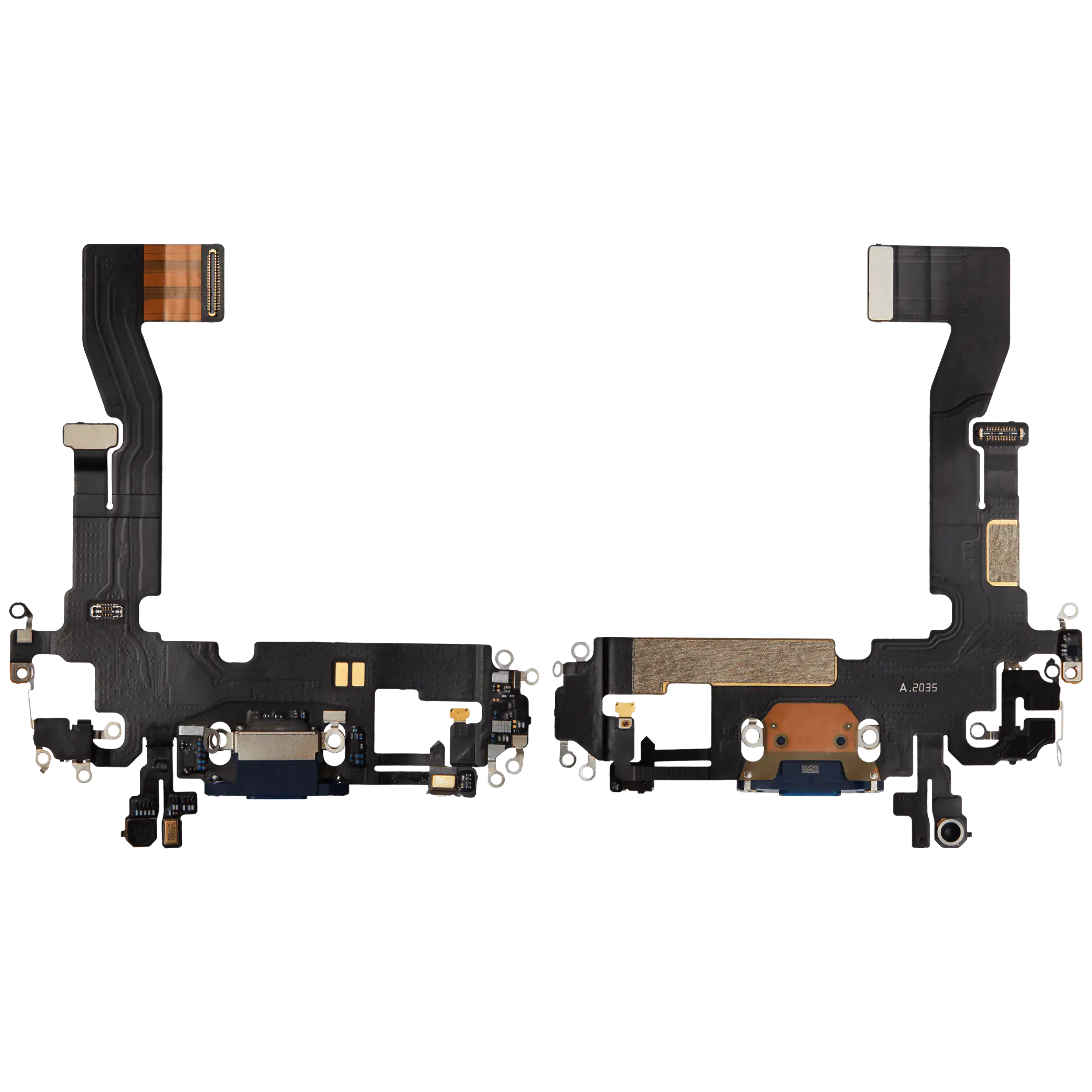 Charging Port Flex Cable for iPhone 12 (Premium) (Blue)