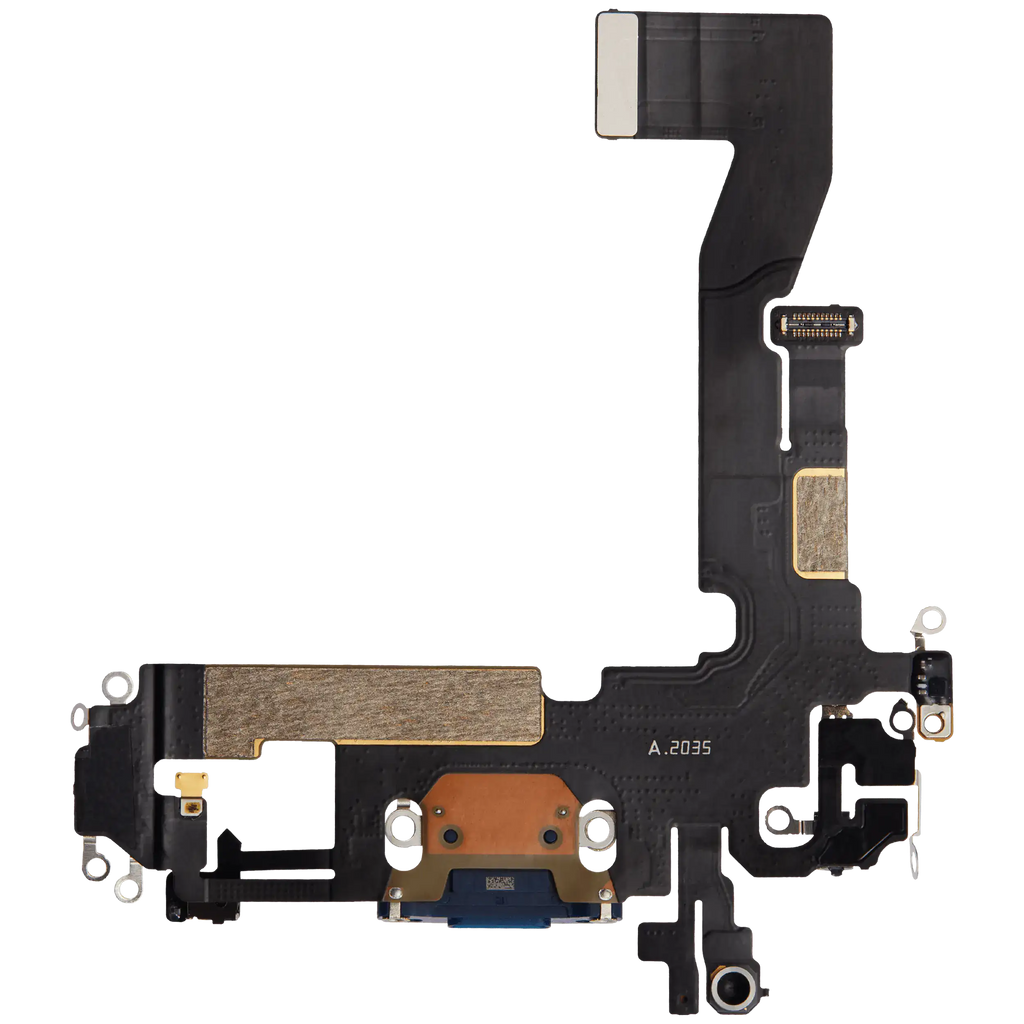 Charging Port Flex Cable for iPhone 12 (Premium) (Blue)