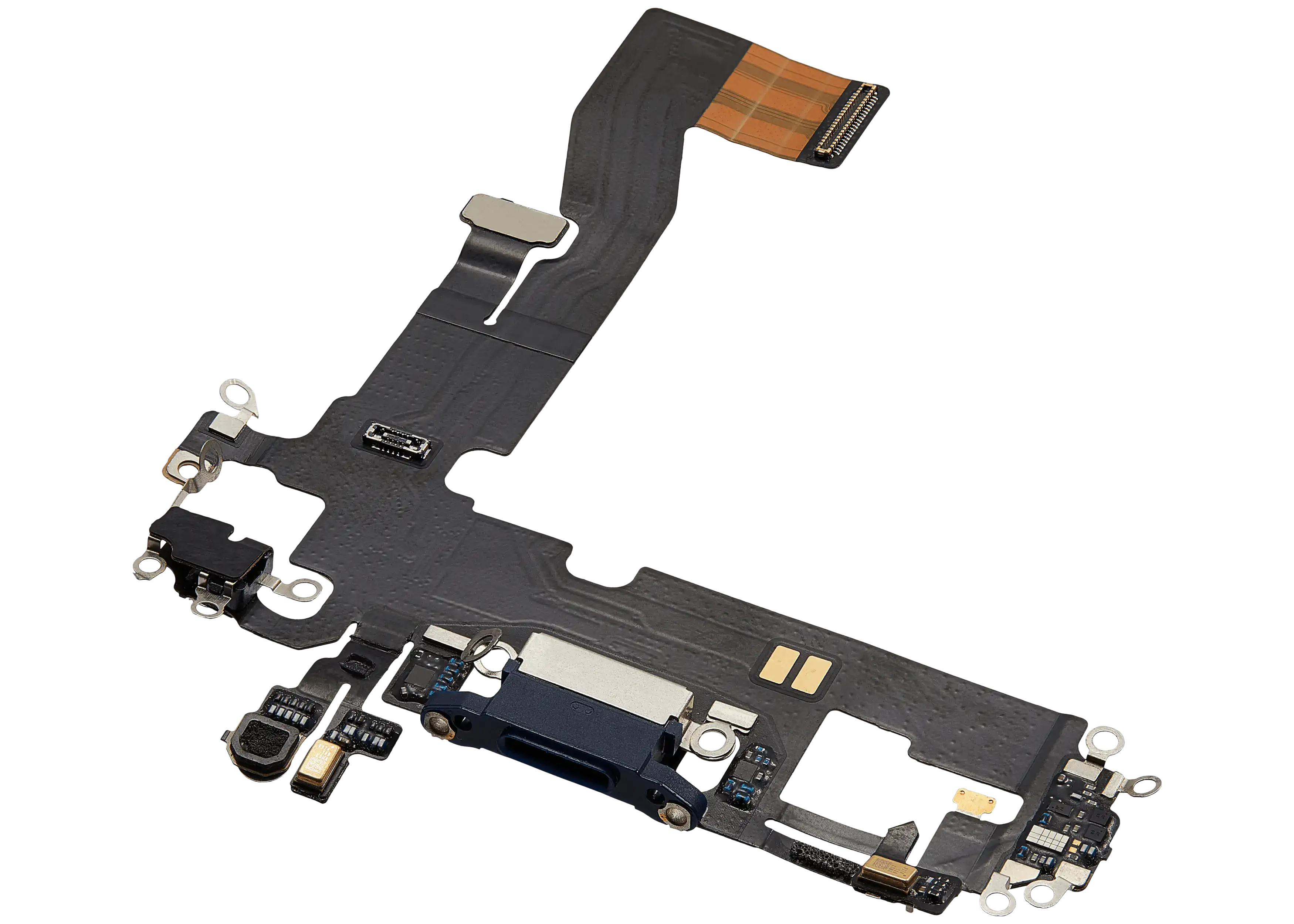 Charging Port Flex Cable for iPhone 12 (Premium) (Blue)