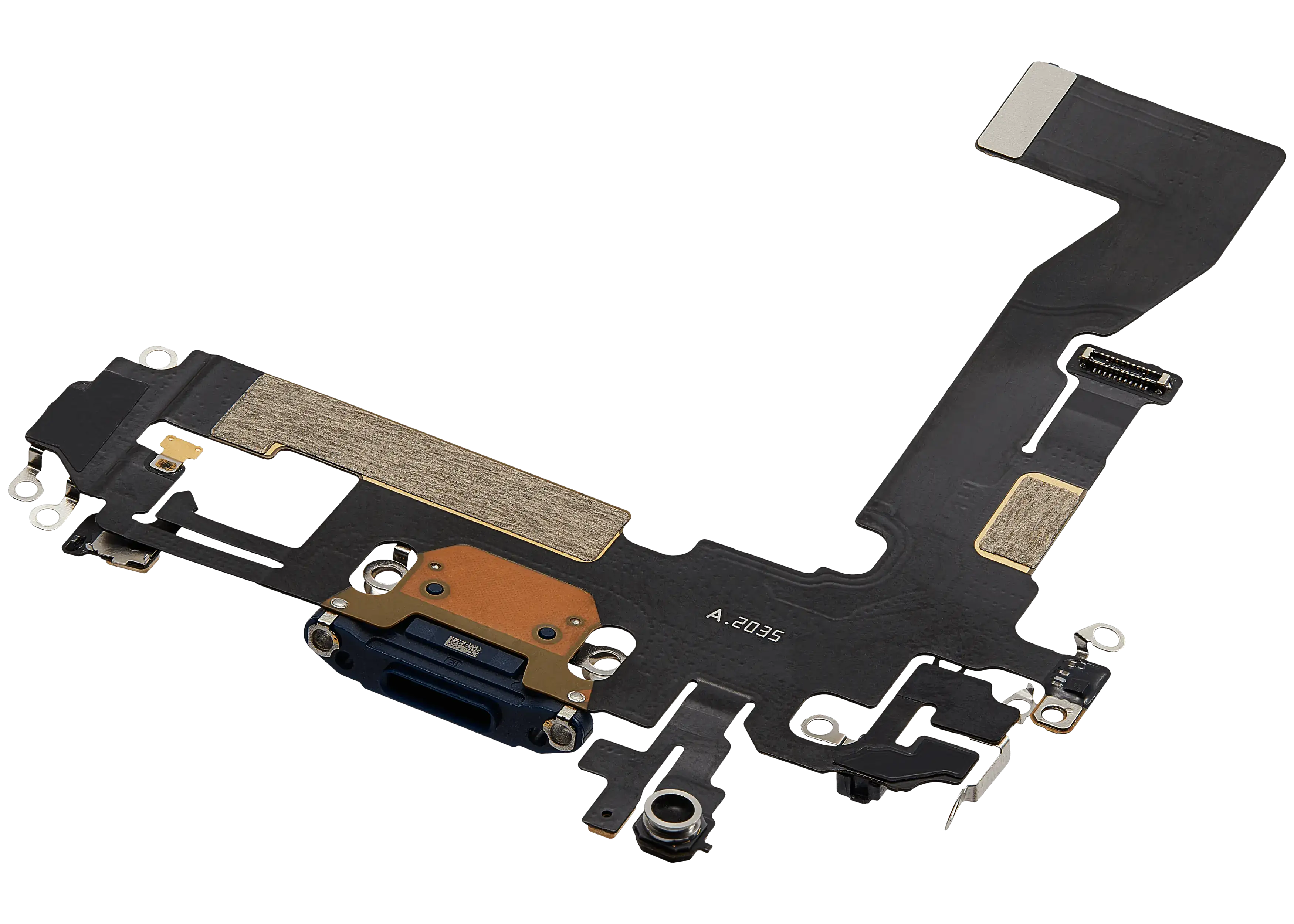 Charging Port Flex Cable for iPhone 12 (Premium) (Blue)