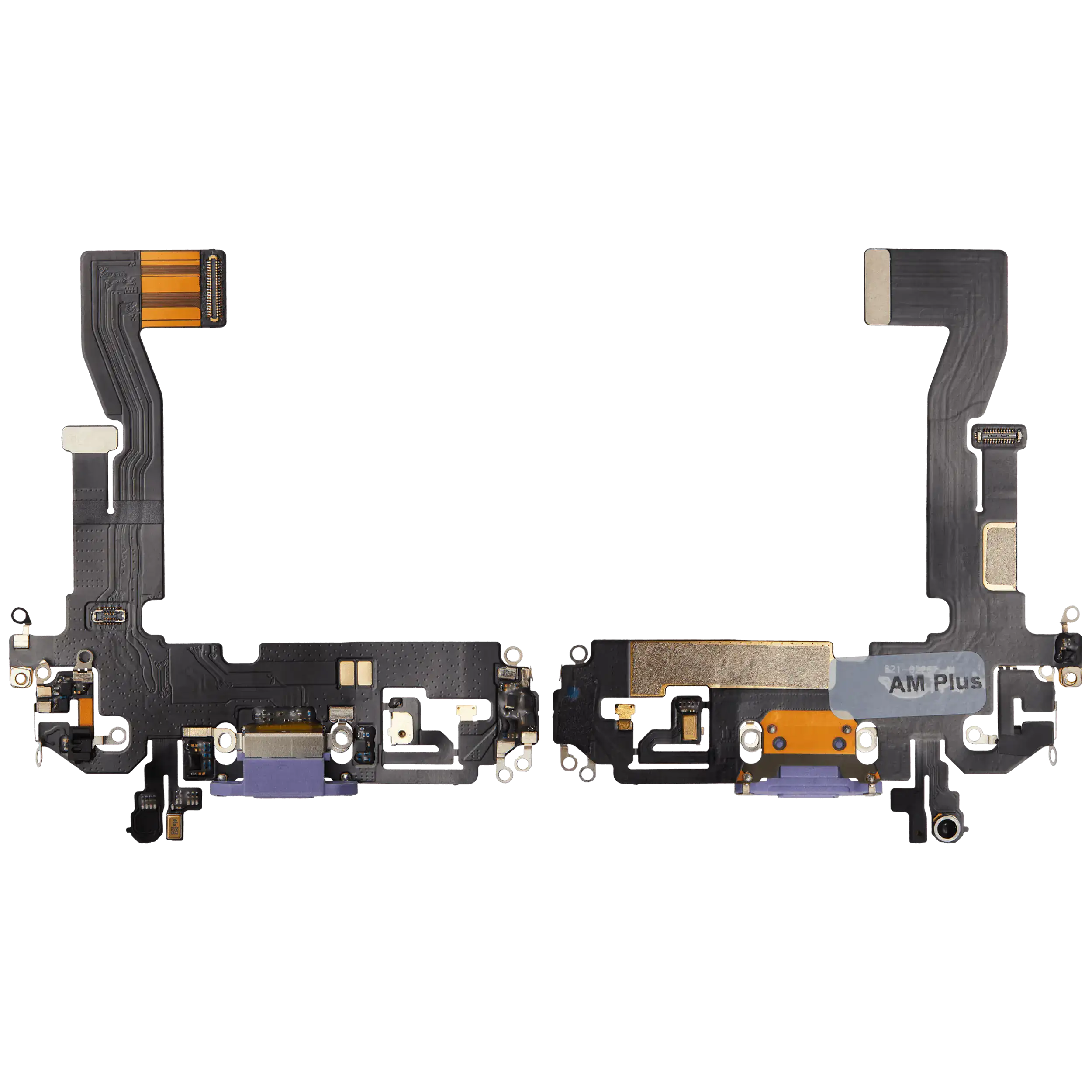 Ladebuchse-Flexkabel für iPhone 12 (Aftermarket Plus) (Lila)