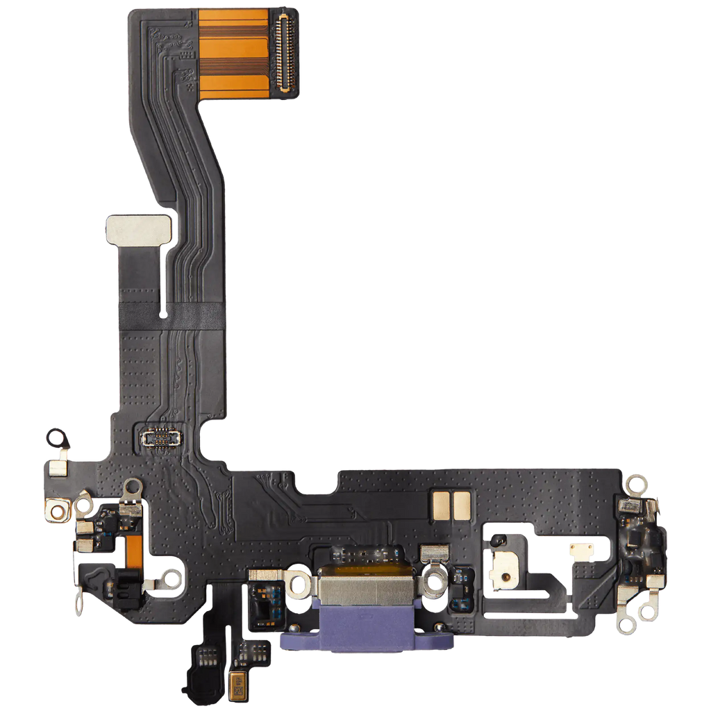 Ladebuchse-Flexkabel für iPhone 12 (Aftermarket Plus) (Lila)