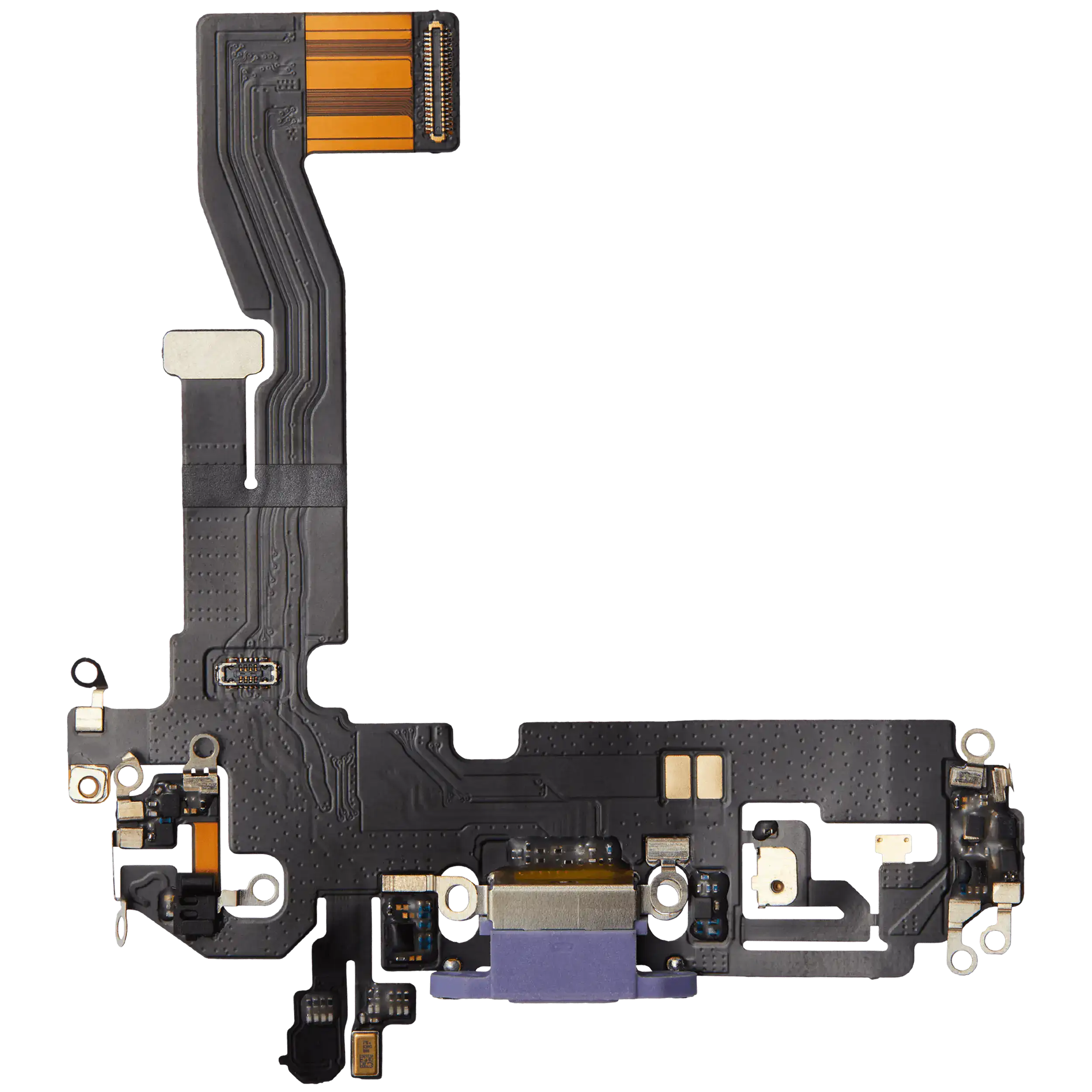 Ladebuchse-Flexkabel für iPhone 12 (Aftermarket Plus) (Lila)
