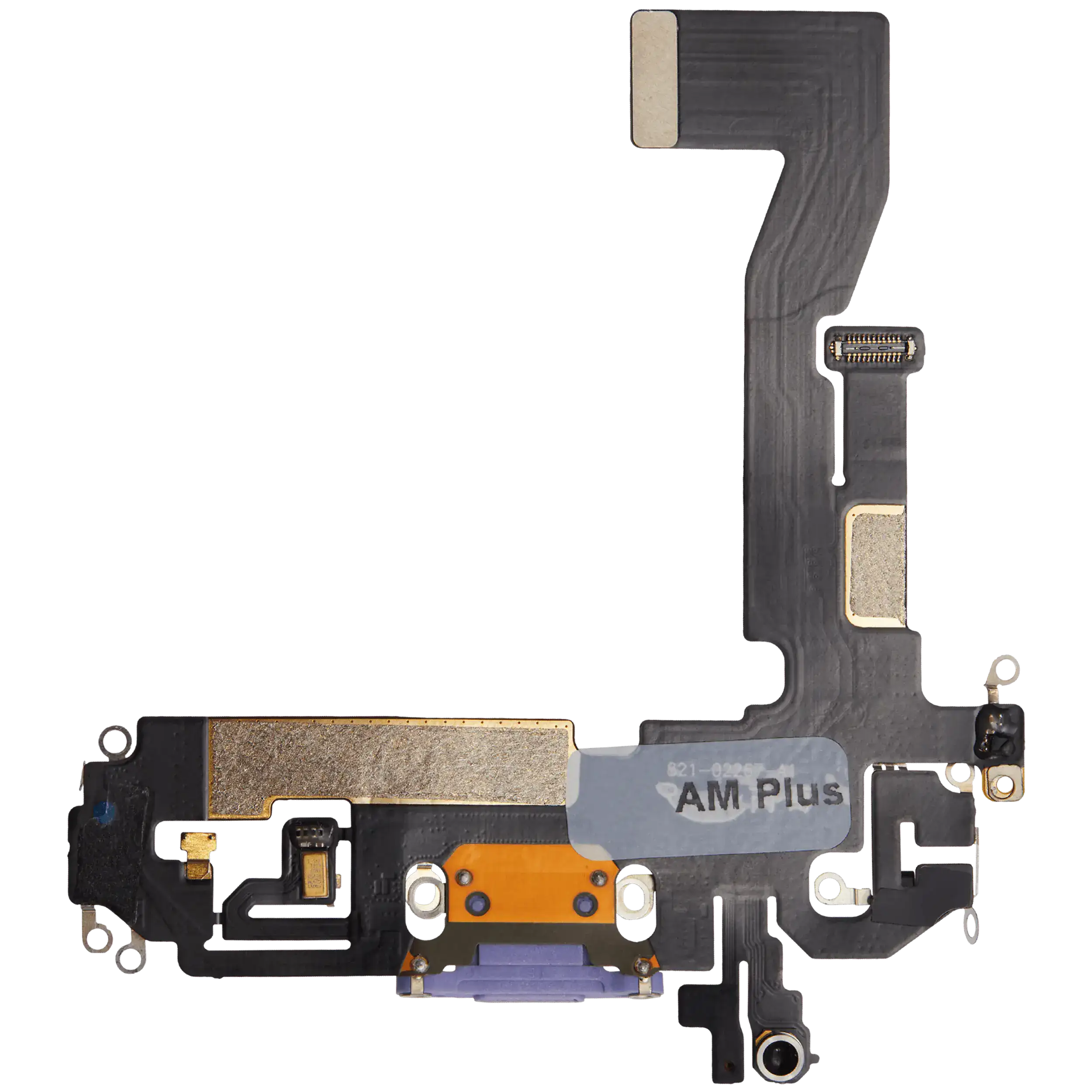 Ladebuchse-Flexkabel für iPhone 12 (Aftermarket Plus) (Lila)