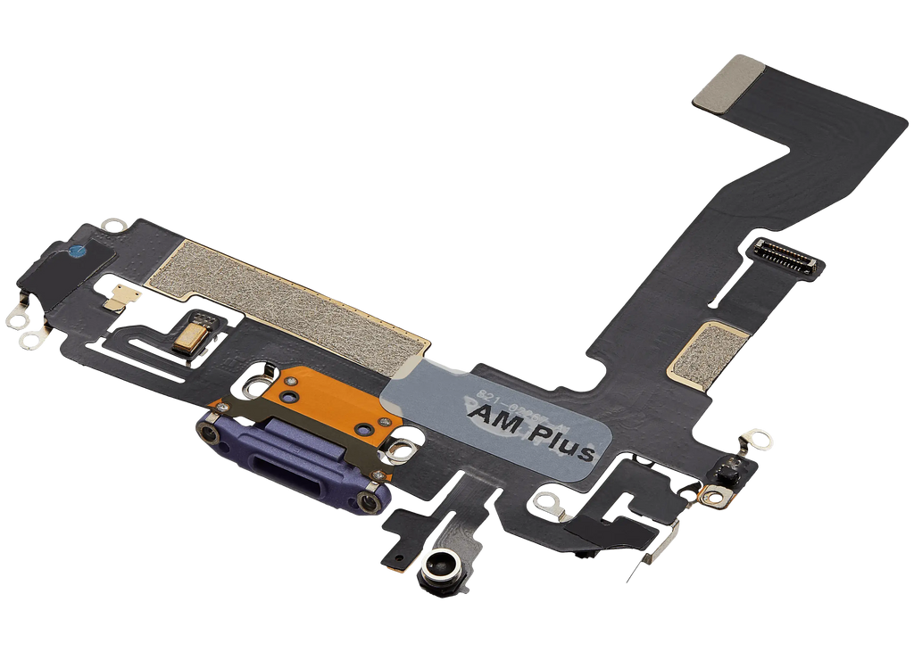 Ladebuchse-Flexkabel für iPhone 12 (Aftermarket Plus) (Lila)