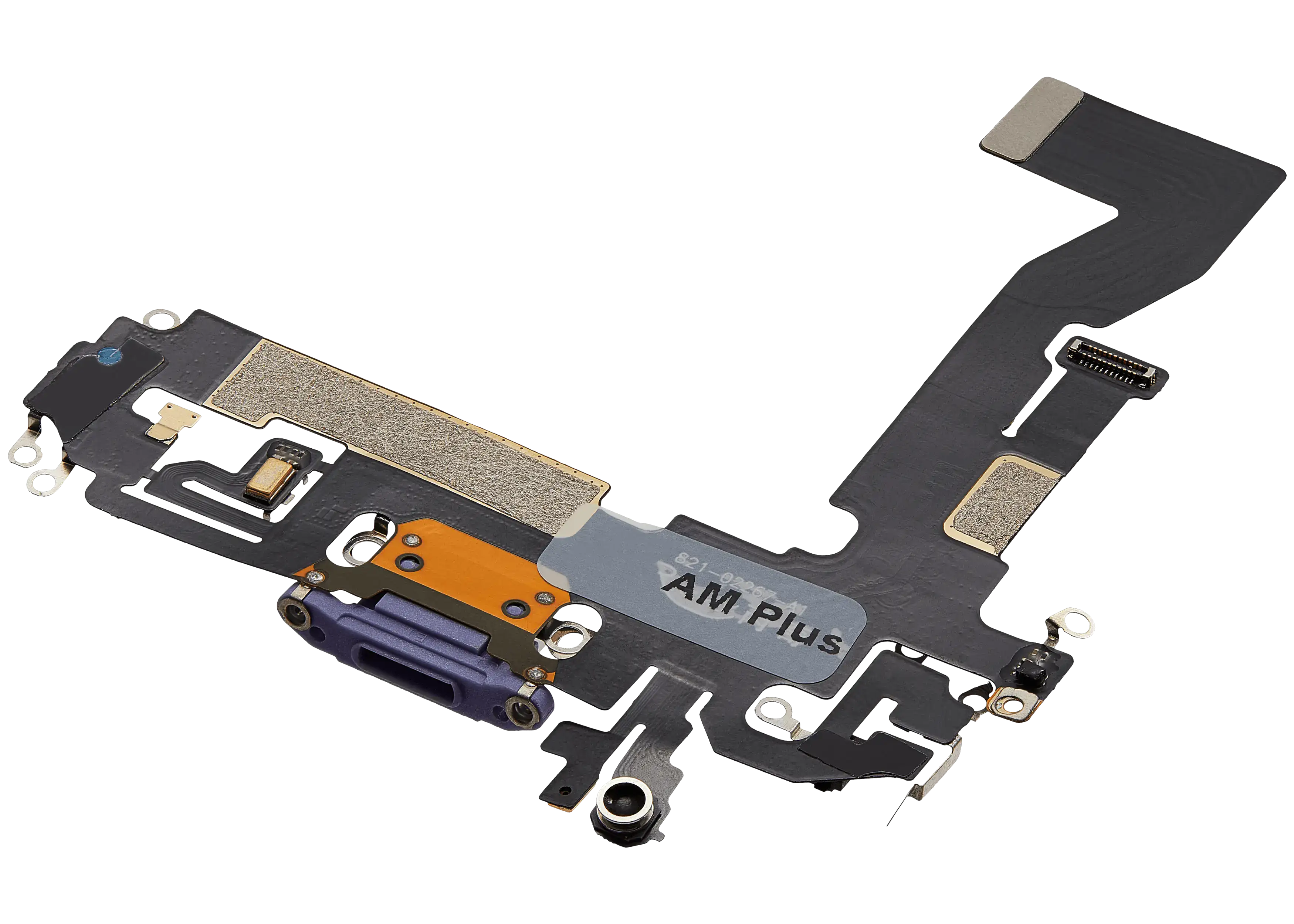 Ladebuchse-Flexkabel für iPhone 12 (Aftermarket Plus) (Lila)