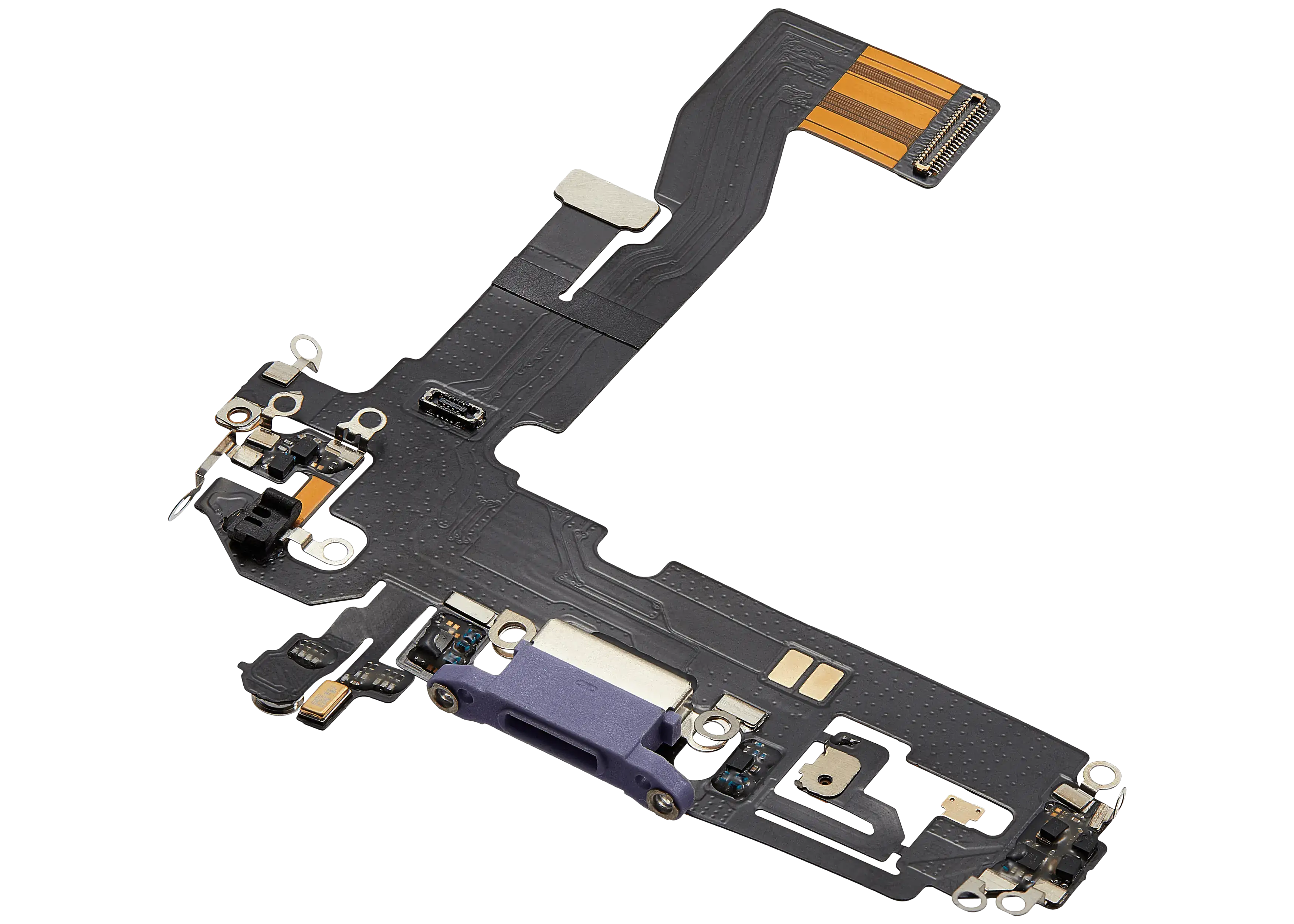Ladebuchse-Flexkabel für iPhone 12 (Aftermarket Plus) (Lila)