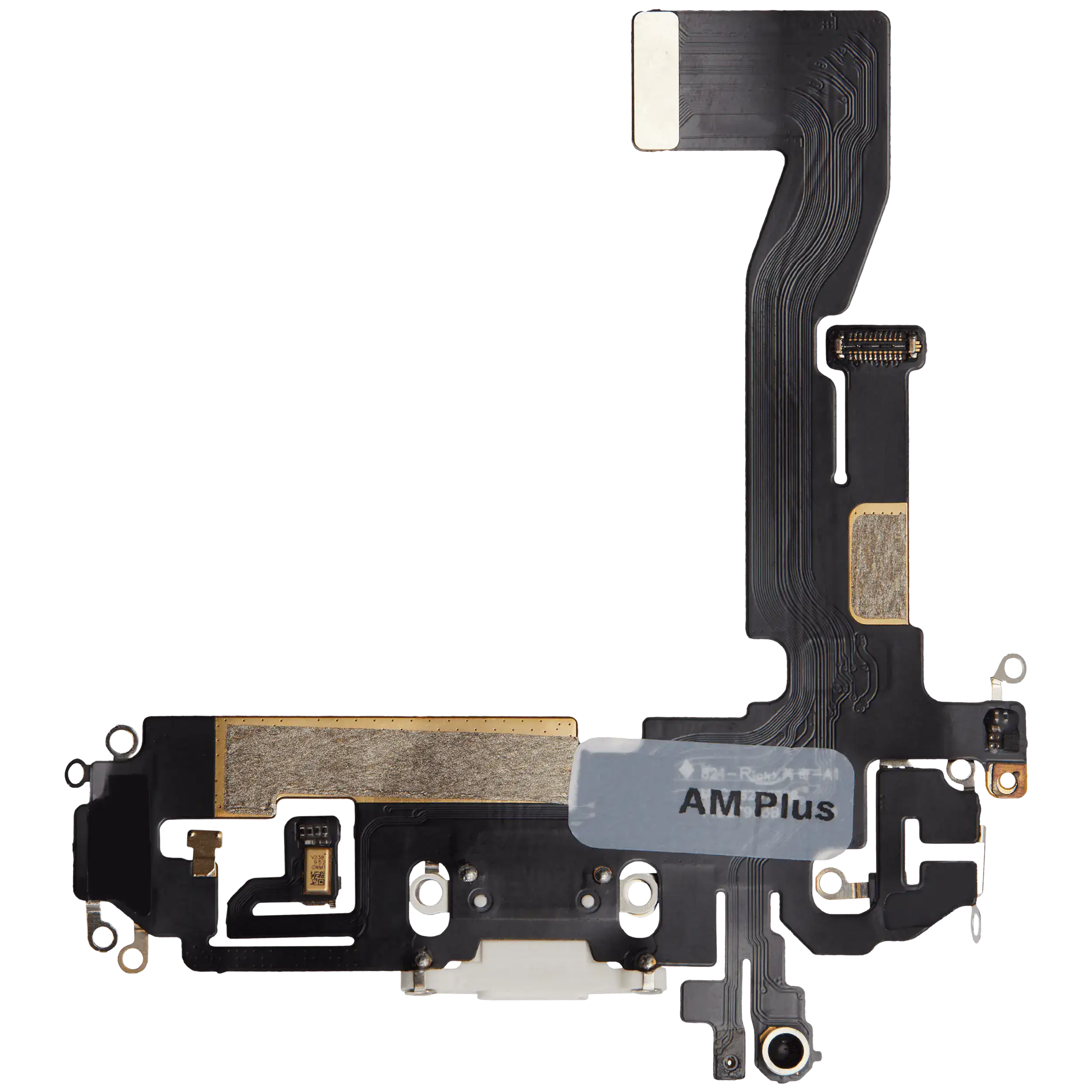 Charging Port Flex Cable for iPhone 12 (Aftermarket Plus) (White)