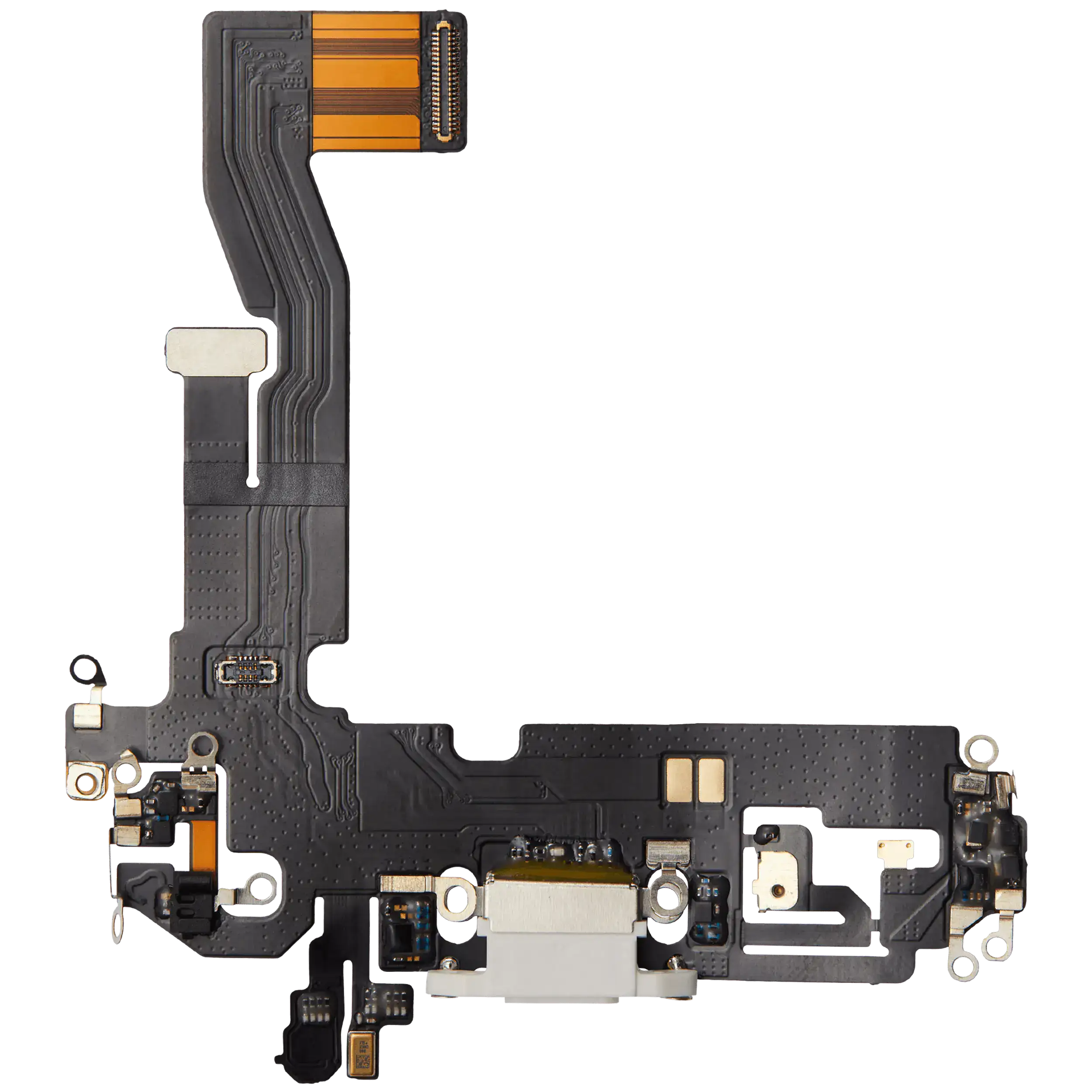 Charging Port Flex Cable for iPhone 12 (Aftermarket Plus) (White)