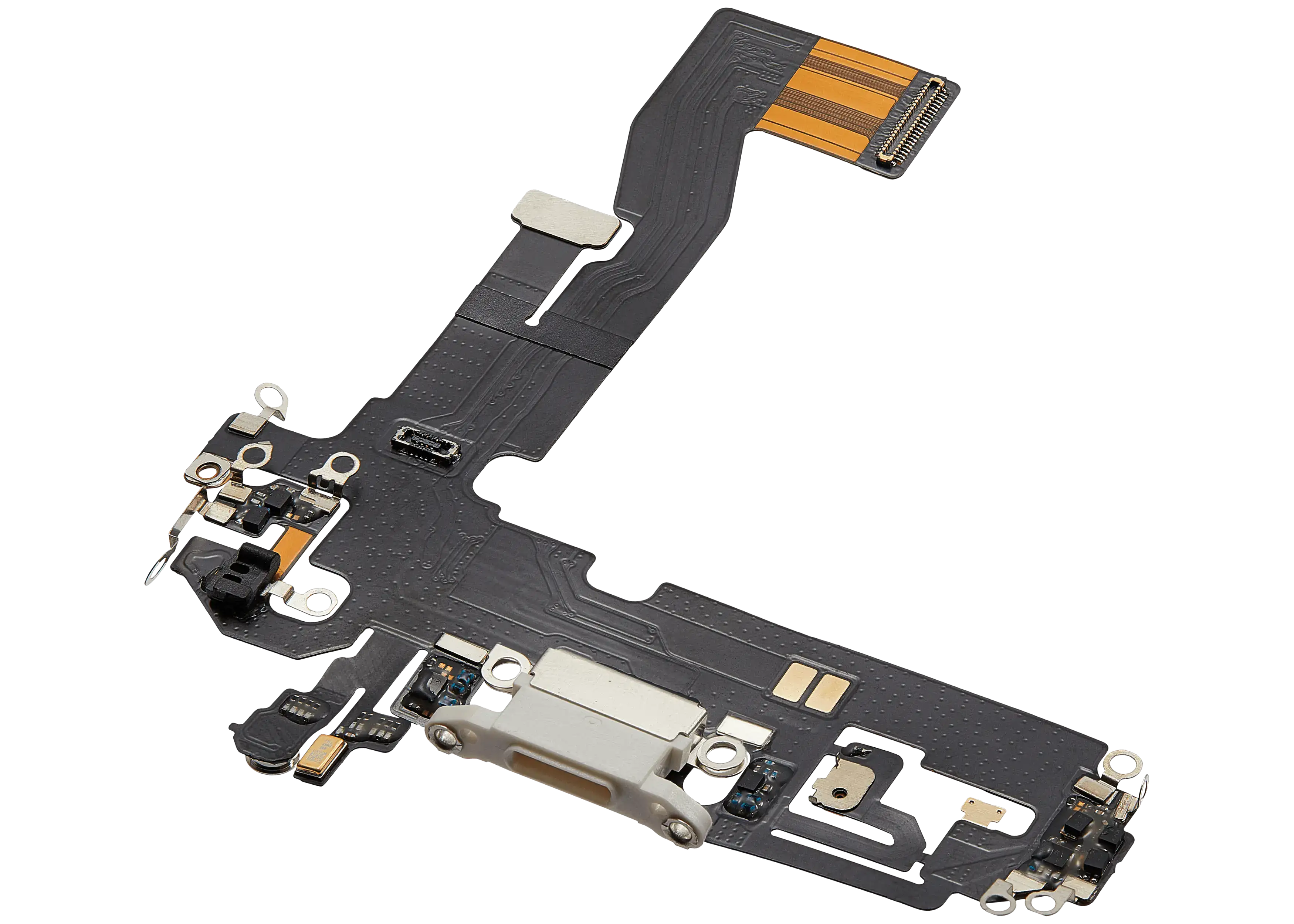 Charging Port Flex Cable for iPhone 12 (Aftermarket Plus) (White)